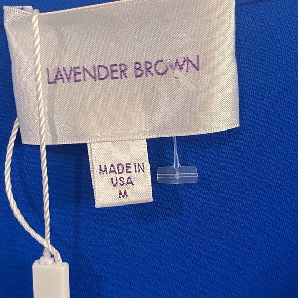 LAVENDER BROWN Royal Blue Crop Top NWT - Picture 3 of 7